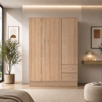 ARMADIO MULTIUSO CM 120X50 H. 170 ROVERE