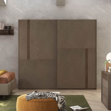 ARMADIO MOD. EVEREST CM 275X55 H. 240 BRONZO E MERCURE
