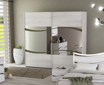 ARMADIO MOD. LE DUNE CM 270,4X62,5 H. 247 OLMO BIANCO 