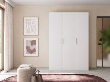 ARMADIO CM 135X55 H. 202 BIANCO OPACO