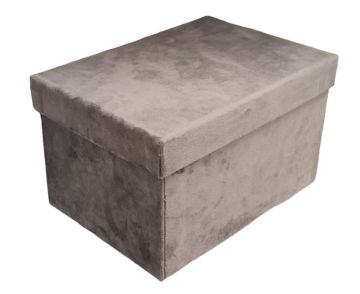 SCATOLA VELLUTO 24X17,5X14CM