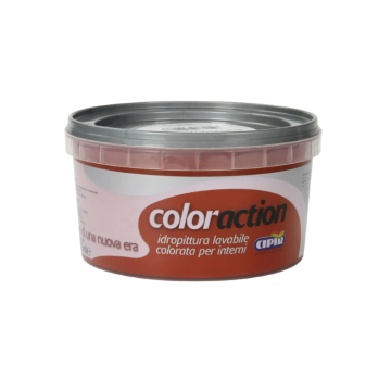 IDROPITTURA LAVABILE COLORACTION ROSSO VITRUVIO 750ML