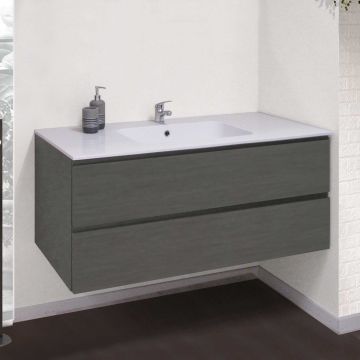 BASE BAGNO SOSPESA MOD. B-GO CM 120 COLORE REFLEX CARBON