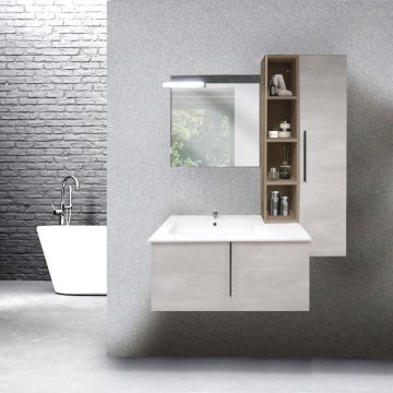 COMPOSIZIONE BAGNO MOD. B201 CM 95 COLORE GHADIRA