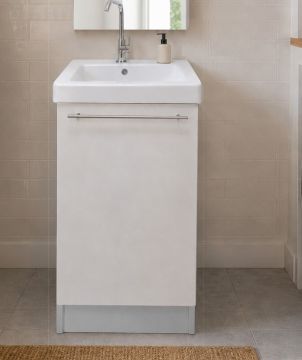 LAVATOIO MOD. LAB60 CM 46,5X51 CON VASCA IN CERAMICA