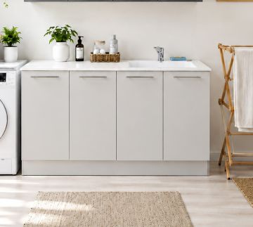 BASE LAVANDERIA MOD. LAB60 CM 141 REFLEX PERLA 
