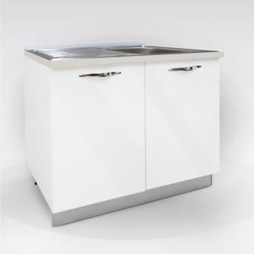 SOTTOLAVELLO MIRA 90X60 H. 86 BIANCO LUCIDO SOTTOLAVELLO MIRA 90X60 H. 86 BIANCO LUCIDO