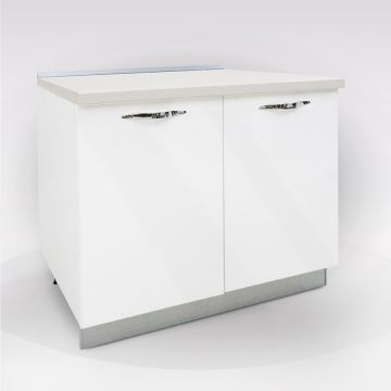 BASE MIRA 90X60 H. 86 BIANCO LUCIDO