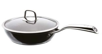 PADELLONE CON COPERCHIO 24CM BLACK ROYAL COLLECTION