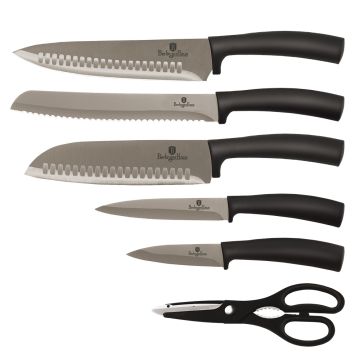 SET 7PZ COLTELLI METALLICLINE BURGUN