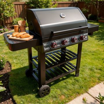 BARBECUE A GAS CONTROL 4 CON 4 FUOCHI