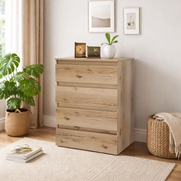 CASSETTIERA CM 81X44 H. 101 QUERCIA