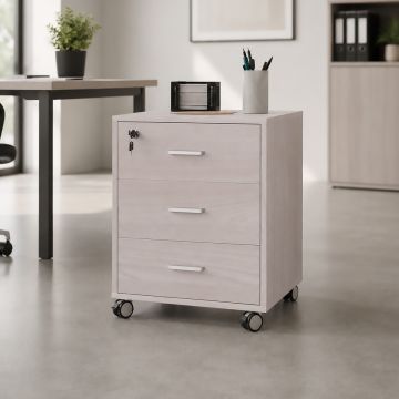 CASSETTIERA IN LAMINATO OLMO 3 CASSETTI DI CM 50X41 E H 70