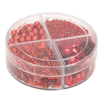 SCATOLA 60GR PERLINE ROSSO SCATOLA 60GR PERLINE ROSSO