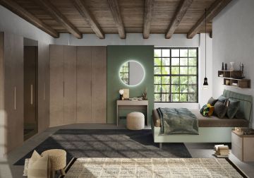 CAMERA COMPLETA MOD. AMALTI MERCURE E BRONZO