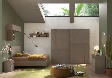 CAMERA COMPLETA MOD. AMALTI BRONZO/MERCURE 
