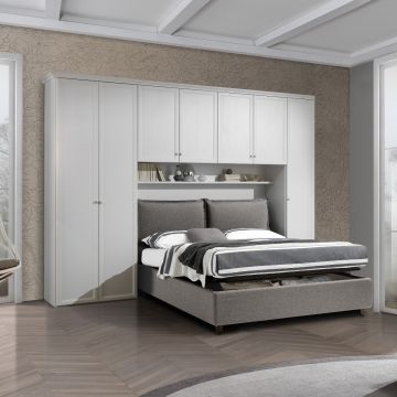 CAMERA COMPLETA MOD. GINEVRA BIANCO FRASSINATO