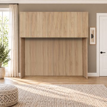 ARMADIO PONTE MAXI CM 224X58 H.247 NOCE