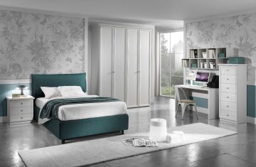CAMERETTA MOD. GINEVRA BIANCO FRASSINATO