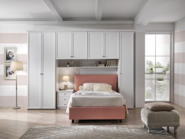 CAMERETTA MOD. GINEVRA BIANCO FRASSINATO 