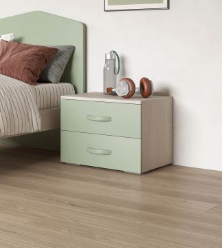 COMODINO MOD. TIP CM 53.5X44.5 H. 41 OLMO E AGAVE