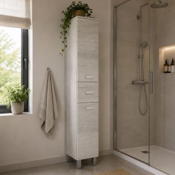 COLONNA MOD. GAIA CM 35X34 H. 195 QUERCIA BIANCA