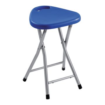 SGABELLO DA BAGNO RICHIUDIBILE BLU 30X29.3 H. 46.5CM