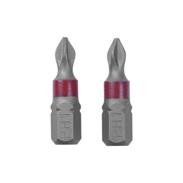 SET 2 INSERTI PHILLIPS PH2 1/4"X25mm