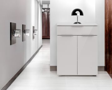 CREDENZA MOD. MACCHIATO CM 69X30 H. 88.5 CACHEMIRE LUCIDO