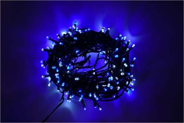 LUCI DI NATALE 180 LED BLU CON TRASFORMATORE 9+2MT LUCI DI NATALE 180 LED BLU CON TRASFORMATORE 9+2MT