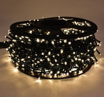 LUCI DI NATALE 1200 LED BIANCO CALDO CON TRASFORMATORE 60+2MT LUCI DI NATALE 1200 LED BIANCO CALDO CON TRASFORMATORE 60+2MT