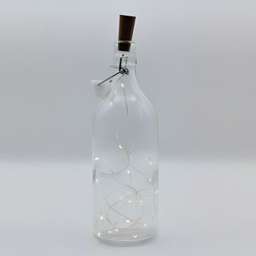 TAPPO 20 NANOLED LUCE FISSA BIANCO CALDO A BATTERIA 2+0.1MT