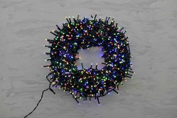 LUCI DI NATALE 2000 MICROLED MULTICOLOR CON TRASFORMATORE 40+3MT