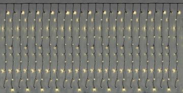 LUCI DI NATALE 240 LED LUCE BIANCO CALDO CON TRASFORMATORE 4X1MT