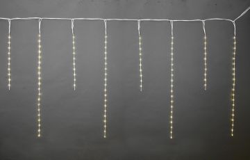 LUCI DI NATALE TENDA 240 NANOLED A LUCE CALDA CON TRASFORMATORE 8.10MTX1.10MT