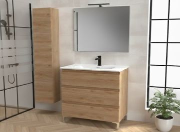 COMPOSIZIONE BAGNO MOD. DAFNE QUERCIA NATURALE 