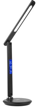 LAMPADA DA TAVOLA A LED NERO 17X17X39CM - 100/240V 7W 2700/6500K