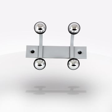 APPENDIABITI ELLE CM 28 IN METALLO ARGENTO