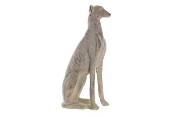 GREYHOUND IN RESINA 48X23X78CM