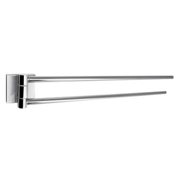 LINEA FUJI - PORTASALVIETTE A SNODO IN ACCIAIO INOX E CROMALL SPAZZOLATO