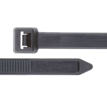 SET 100 FASCETTE NERE IN NYLON 6.6 7.5X370mm