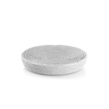 LINEA GEMINI - PORTA SAPONE IN RESINA BIANCO 