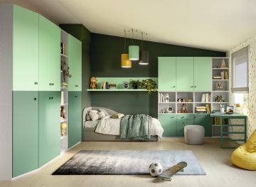 CAMERETTA GIESSEGI MOD. JOB NUVOLA FRASSINO SALVIA E SEDANO