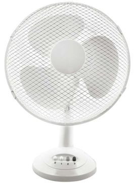 VENTILATORE TAVOLO PALA 30CM 30W 3 VELOCITA' C/OSCILLAZIONE