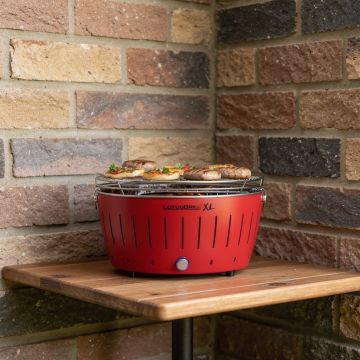 LOTUSGRILL - GRILL PORTATILE XL DA ESTERNO ROSSO