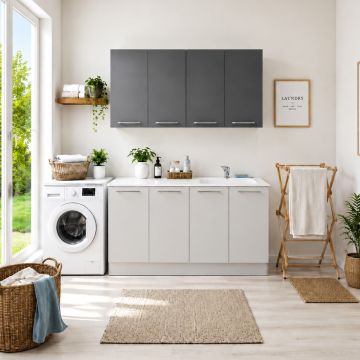 COMPOSIZIONE BAGNO MOD. LAB60 REFLEX PERLA