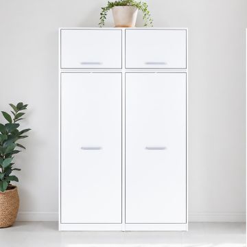 COMPOSIZIONE MULTIUSO LAMINATO BIANCO OPACO
