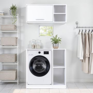 LAVANDERIA IN LAMINATO BIANCO OPACO