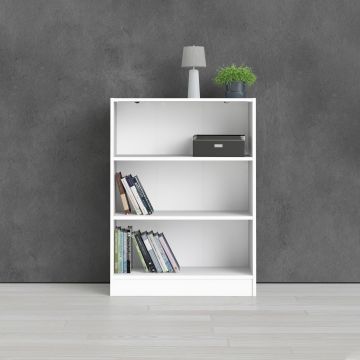 LIBRERIA MOD. BASIC CM 79X26.7 H 107.2 BIANCO OPACO
