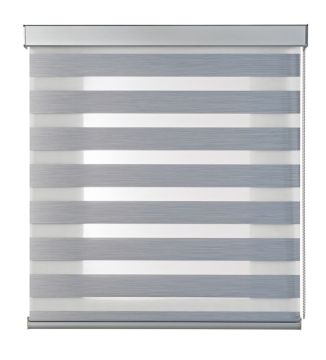 SQUARE - TENDA NOTTE E GIORNO PREMIUM ARGENTO 140X250CM